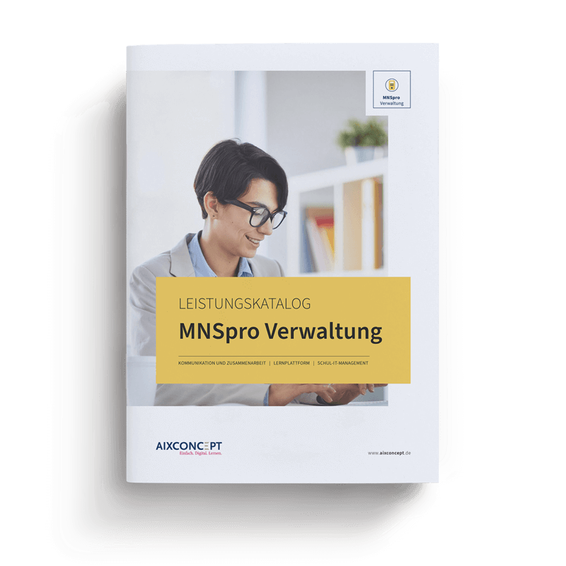 Mockup MNSpro Verwaltung Leistungskatalog